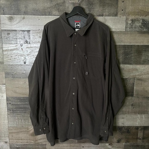 SOLD The North Face Button Down Fleece Sweatshirt - Picture 1 of 2